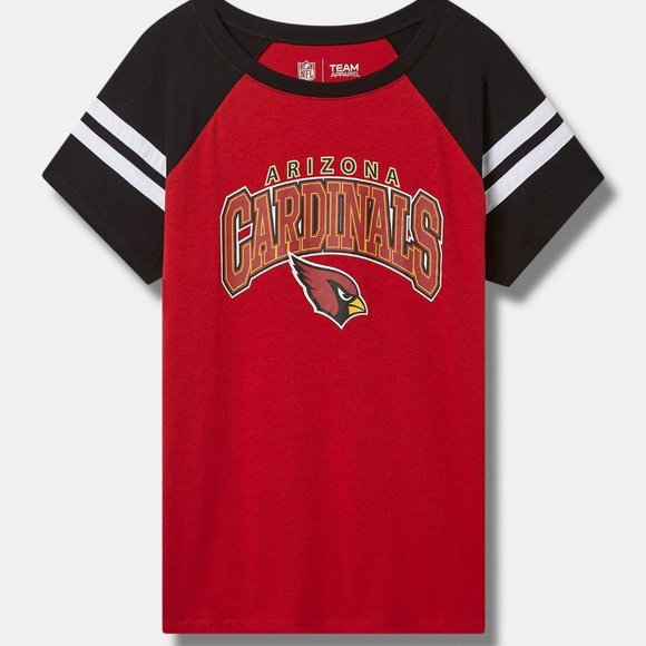 torrid Tops - Cotton Boatneck Varsity Tee Cotton Boatneck Varsity Tee